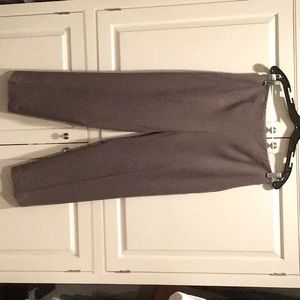 TALBOTS TAUPE-COLORED STRAIGHT LEG PANTS